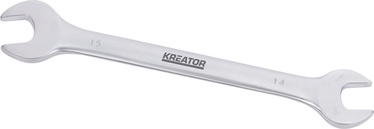 Двухсторонний гаечный ключ Kreator, 175 мм, 14 - 15 мм