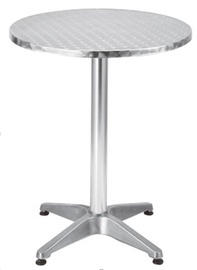 Lauko stalas Domoletti BFAT001-B, sidabro, 60 x 60 x 70 cm