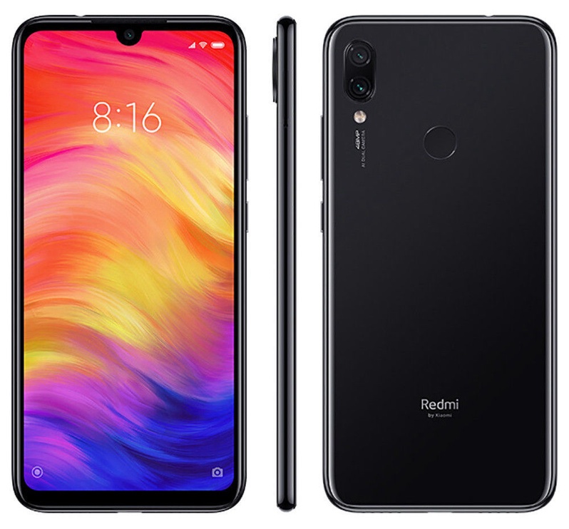 Mobilais telefons Xiaomi Redmi Note 7, melna, 4GB/128GB