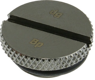 Bitspower G1/4" Black Sparkle Low-Profile Stop Fitting