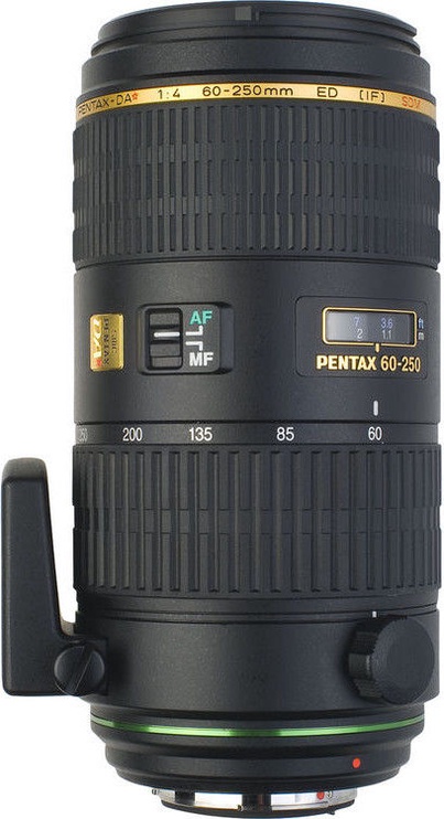 Объектив Pentax DA 60-250mm f/4.0 ED (IF) SDM, 1040 г