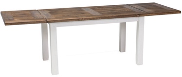 Pusdienu galds Signal Meble Poprad II Brown/White, 1400x500x800 mm