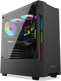 Krux Halo ARGB ATX Mid-Tower Black