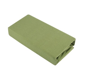 Paklodė Okko Jersey 125GSM Green, 180x200 cm, su guma
