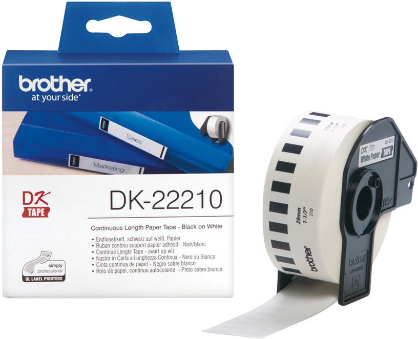 Этикет-лента для принтеров Brother DK-22210, 3000 см