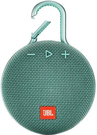 Bezvadu skaļrunis JBL Clip 3 Teal, 3 W