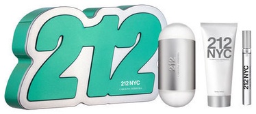 Набор для женщин Carolina Herrera 212 100 ml EDT + 75 ml Body Lotion + 10 ml EDT