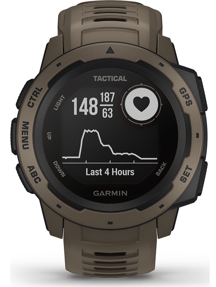 Nutikell Garmin Instinct Tactical, pruun