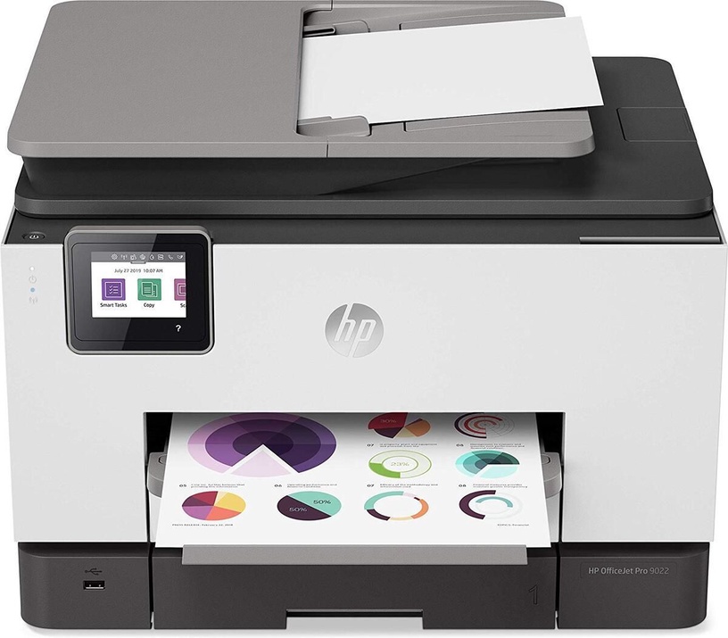 Multifunktsionaalne printer HP OfficeJet Pro 9022, tindiprinter, värviline