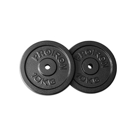 Disku svari ProIron Solid Cast Iron Weight Plates, 5 kg x 2 gab.