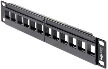 Delock Keystone Patch panel 10-inch 12-Port