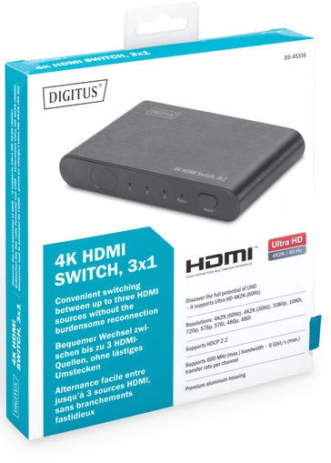 Раздатчик видеосигнала Digitus, 480i