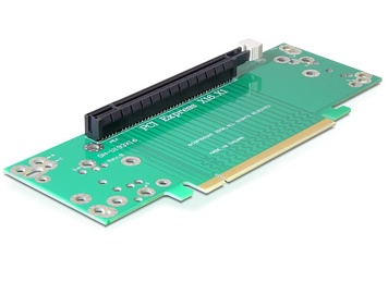 Adapteris Delock Riser card PCI Express x16 angled 90° left insertion