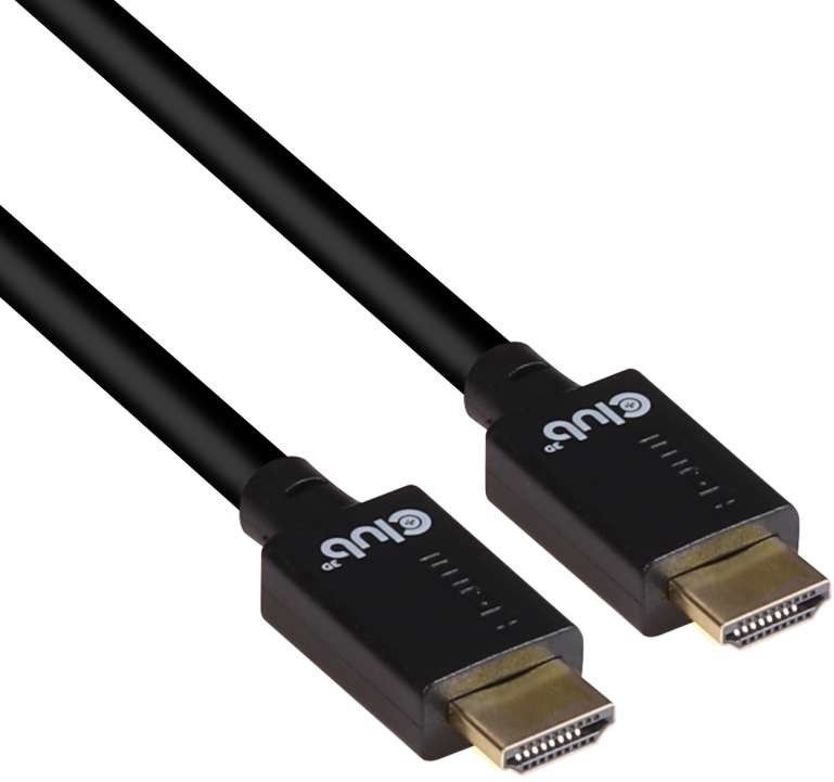 Провод Club 3D HDMI male, HDMI male, 2 м, черный