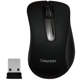 Kompiuterio pelė Canyon CNE-CMSW2 Black, bevielė, optinė