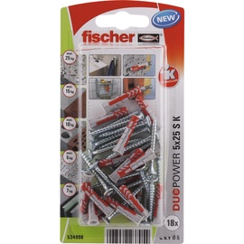 Dībelis Fischer, 5x25 mm, 18 gab.