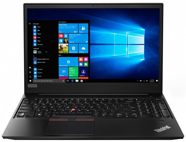 Portatīvais dators Lenovo ThinkPad E580 Black 20KS001JMH, Intel® Core™ i5-8250U Processor (6 MB Cache, 1.6 GHz), 8 GB, 256 GB, 15.6 ", Intel® UHD Graphics 620, melna