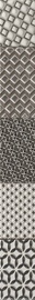 Плитка, керамическая Paradyz Ceramika L---048X400-1-ME, 40 см x 4.8 см, коричневый/серый/многоцветный