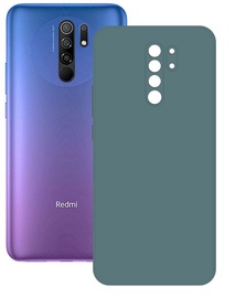 Dėklas ksix Xiaomi Redmi 9 žalia