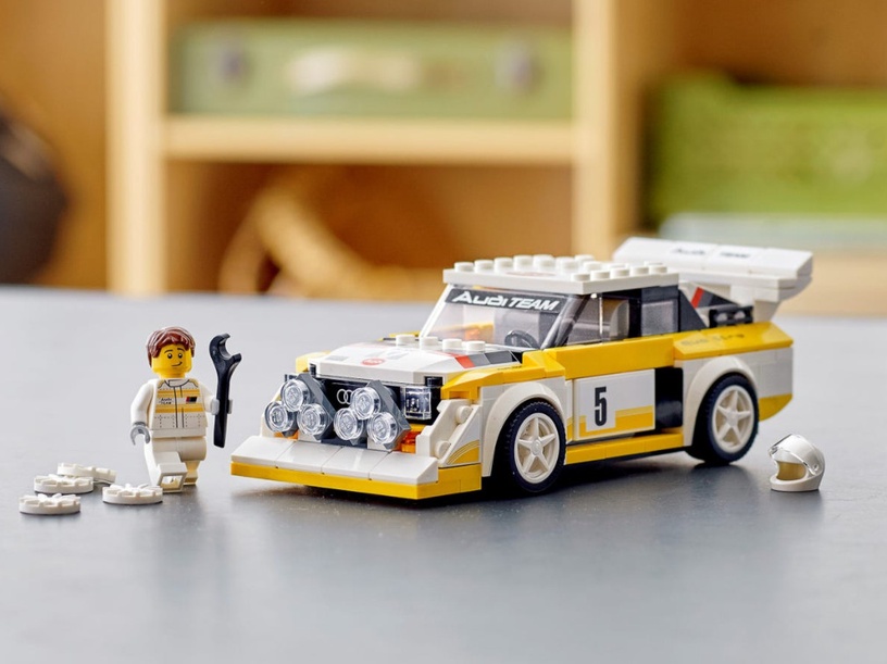 Konstruktorius LEGO® Speed Champions 1985 Audi Sport quattro S1 76897, 250 vnt.