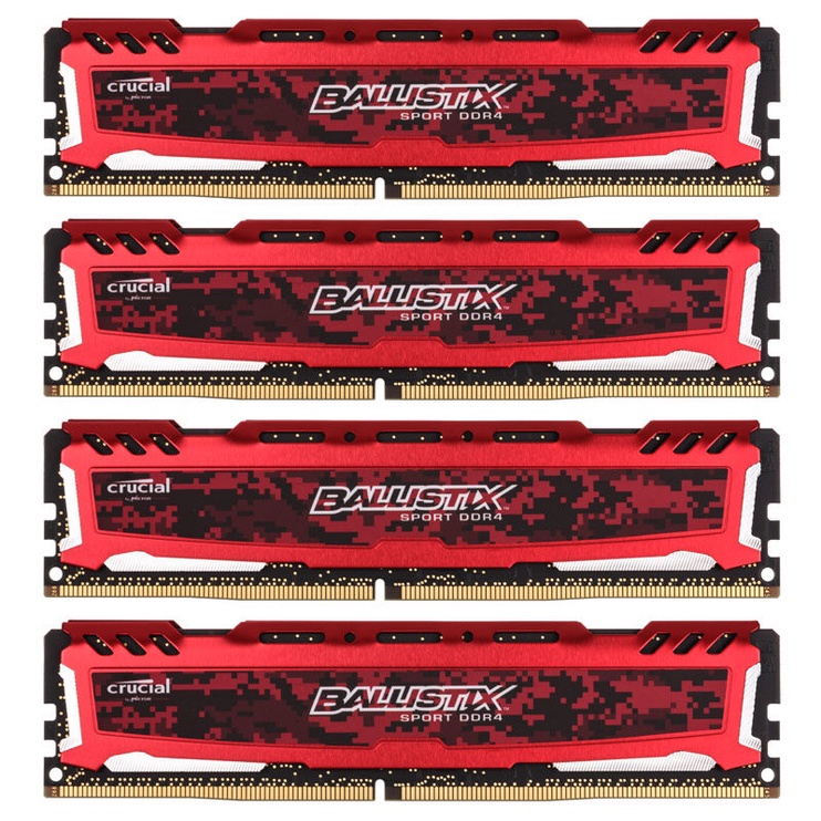 Operatyvioji atmintis (RAM) Crucial Ballistix Sport LT, DDR4, 32 GB, 2666 MHz