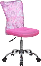 Детский стул на колесиках Home4you Blossom Pink Flowers, розовый
