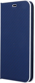 OEM Smart Venus Carbon Book Case For Samsung Galaxy A41 Blue