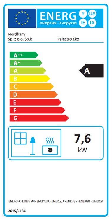 Krāsniņa Nordflam PALESTRO, 7.6 kW