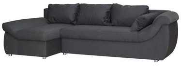 Stūra dīvāns Bodzio Rojal Graphite, kreisais, 258 x 145 x 73 cm