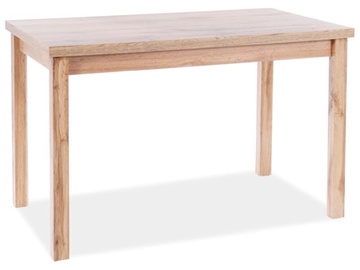Pusdienu galds Signal Meble Scandinavian Adam, ozola, 1200x680x750mm