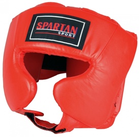 Ķivere Spartan Boxing Helmet, melna/sarkana