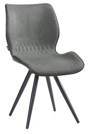 Valgomojo kėdė Homede Horsal 57477, juoda/pilka, 43.5 cm x 48.5 cm x 81.5 cm
