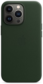Чехол Apple iPhone 13 Pro Leather Case with MagSafe, зеленый