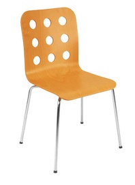 Black Red White Cantona Chair Honey Alder
