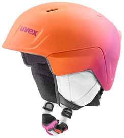 Kiiver Uvex Manic Pro Kids Helmet Pink Orange Metallic Matt 46-50