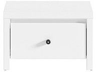 Black Red White Nightstand Karet White