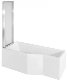 Ванна Besco Integra 170 Left, 1700 мм x 750 мм x 390 мм, левосторонняя