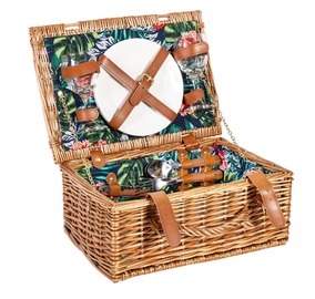 Home4you Picnic Set Apollo 36x26xH15cm Brown