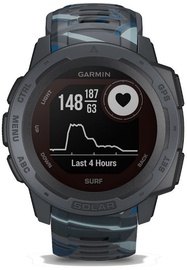 Viedais pulkstenis Garmin Instinct Solar, zila/pelēka