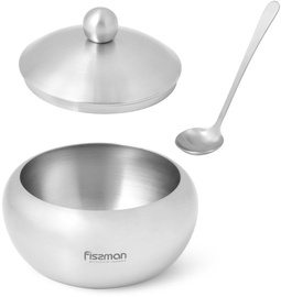 Fissman Sugar Bowl With Steel Lid And Spoon 460ml