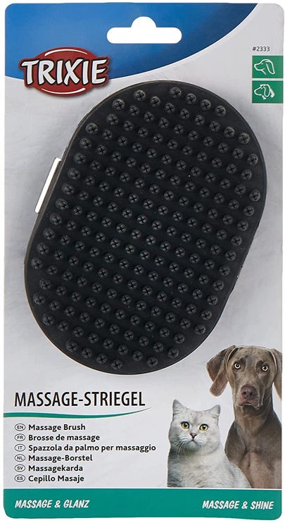 Расчески для домашних животных Trixie Massage & Shine 2333