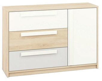 ML Meble Drop 08 Chest Of Drawers Beech/White/Light Gray