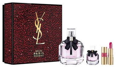 Парфюмированная вода Yves Saint Laurent Mon Paris EDP 90 мл + EDP 7.5 мл + Губная помада
