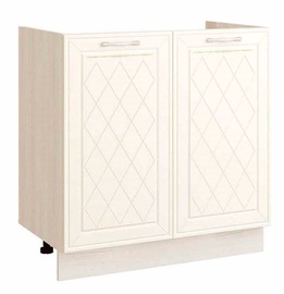 DaVita Tiffani 19.51 Kitchen Bottom Cabinet Under The Sink Astrid Pine/Melinga