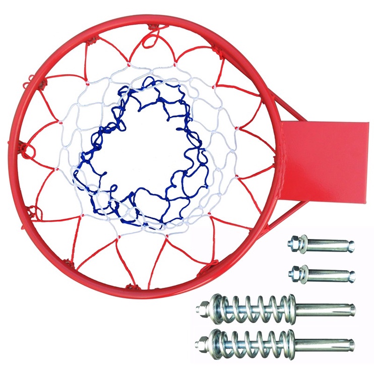 Баскетбольное кольцо с сеткой, 45.72 см