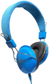 Ausinės ART AP-60MB Multimedia Headphones w/Mic Blue