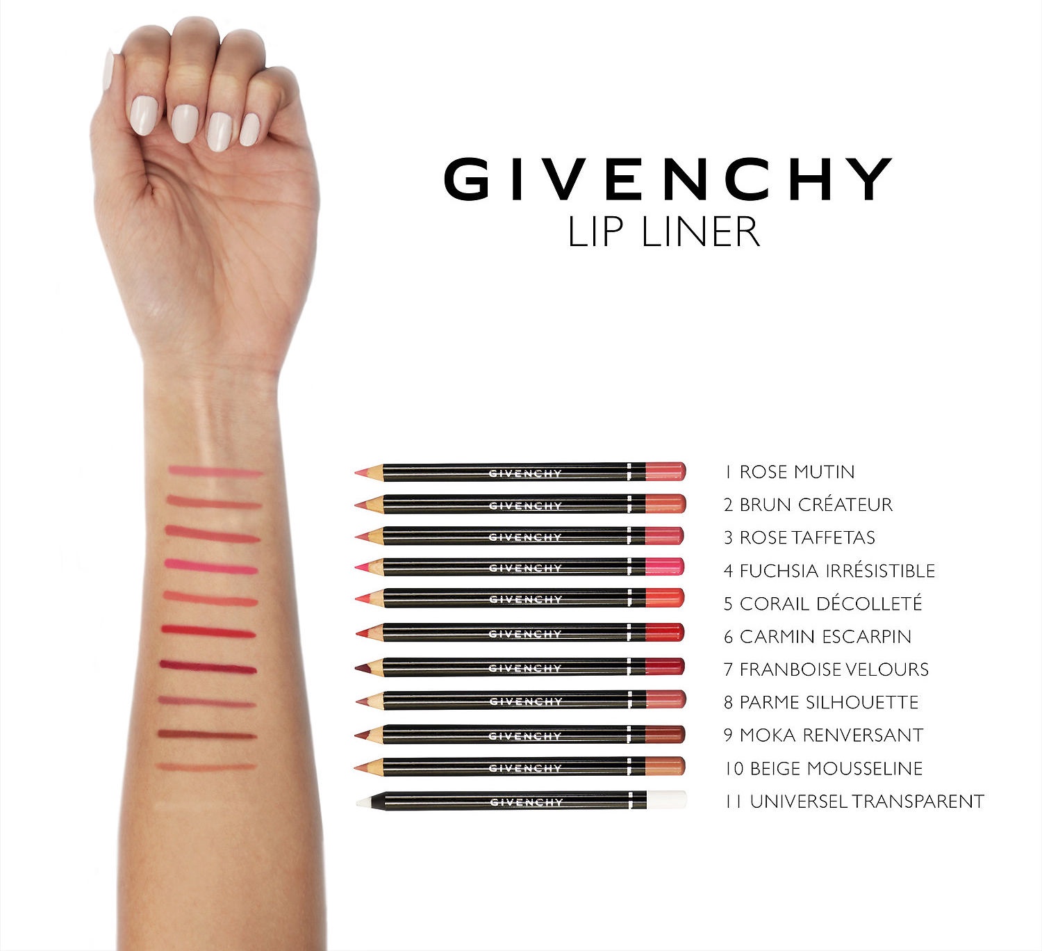 Lūpu zīmulis Givenchy Lip Liner 09 Moka Renversant 