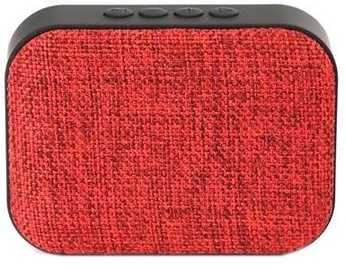 Belaidė kolonėlė Omega Bluetooth Wireless Speaker With FM Radio Red