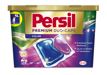 Skalbimo kapsulės Persil Duo-Caps Premium Color, 24 vnt