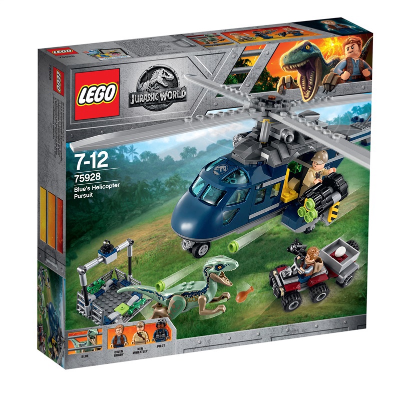 jurassic world lego blue's helicopter